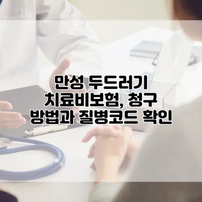 만성 두드러기 치료비보험, 청구 방법과 질병코드 확인