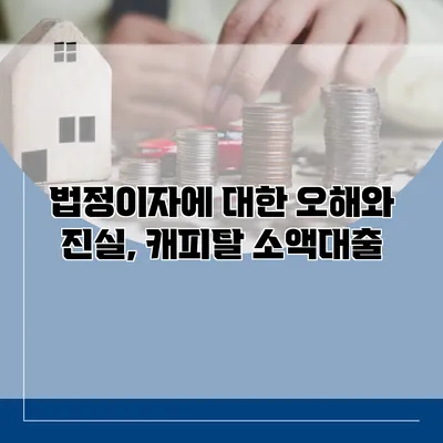 법정이자에 대한 오해와 진실, 캐피탈 소액대출
