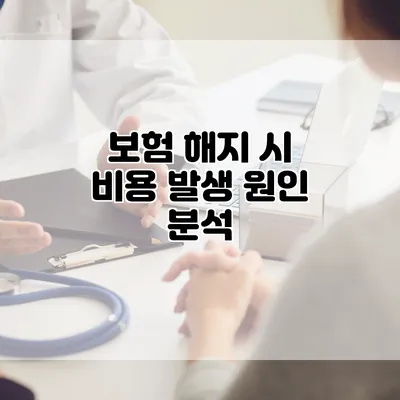 보험 해지 시 비용 발생 원인 분석