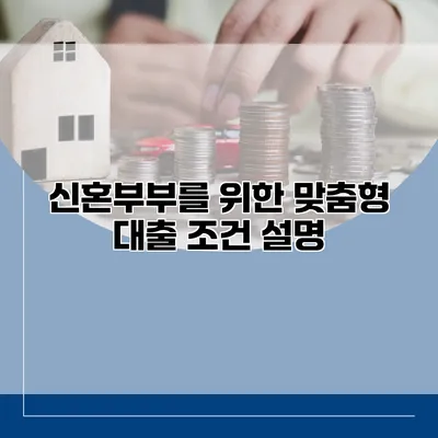 신혼부부를 위한 맞춤형 대출 조건 설명